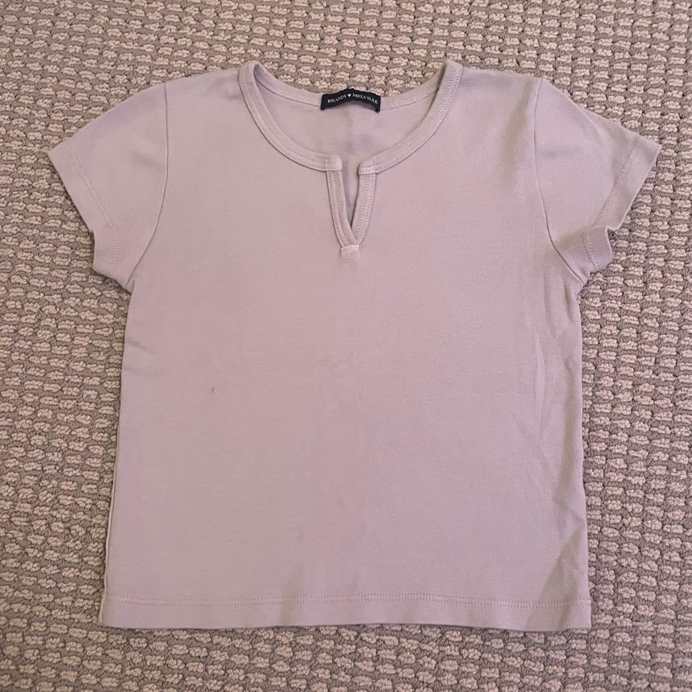 RARE Brandy Melville Crop Top V-Neck